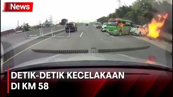 Detik-Detik Kecelakaan Driver Ojol di Batam Terekam Dashcam