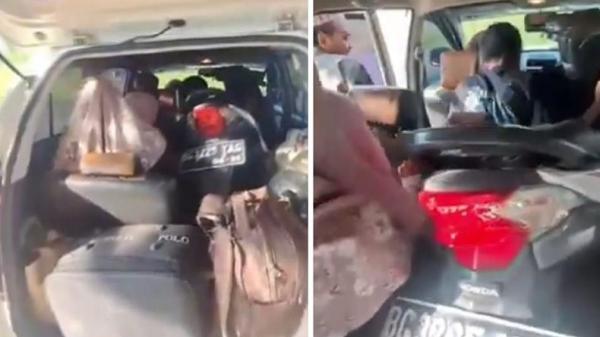 Viral Pemudik Bawa Motor di Mobil, Netizen: Kenapa Gak Sekalian Rumah