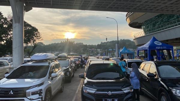 Arus Balik Lebaran, Pelabuhan Bakauheni Lampung Mulai Ramai Dipadati Pemudik