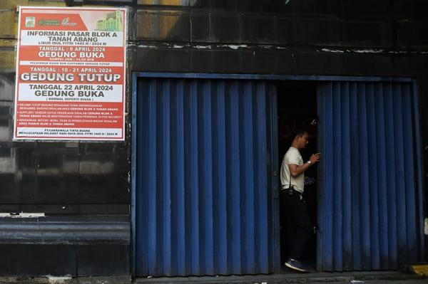 Pasar Tanah Abang Blok A Tutup hingga 21 April 2024