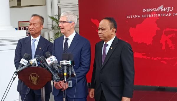 Bos Apple Temui Jokowi di Istana, Mau Bangun Pabrik di RI?