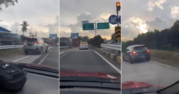 Tak Mau Bayar Tol Viral Deretan Mobil Masuk Lewat Pintu Keluar Dengan