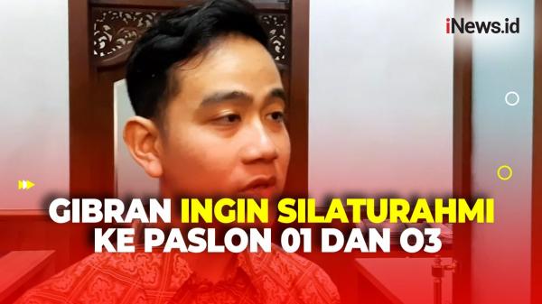 Gibran Ungkap Ingin Silaturahmi ke Paslon 01 dan O3 Usai Dampingi Prabowo ke KPU Besok