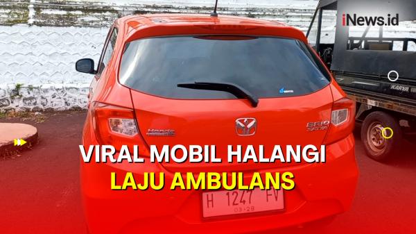 Mobil Pribadi Halangi Ambulans PMI yang Antar Pasien di Salatiga Dihalangi 