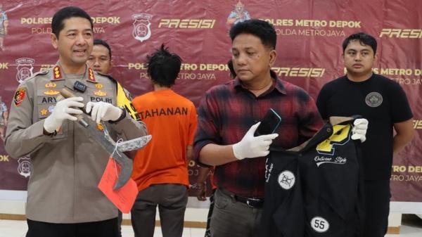 Begal sadis ditangkap di Depok (foto: MPI)