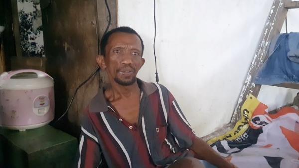 Jaelani, tetap semangat berkerja di tengah keterbatasan  (Foto: M Farhan)