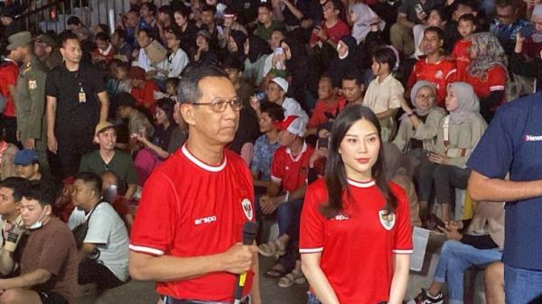 Angela Tanoesoedibjo Apresiasi Warga Antusias Penuhi Lokasi Nobar Timnas Indonesia