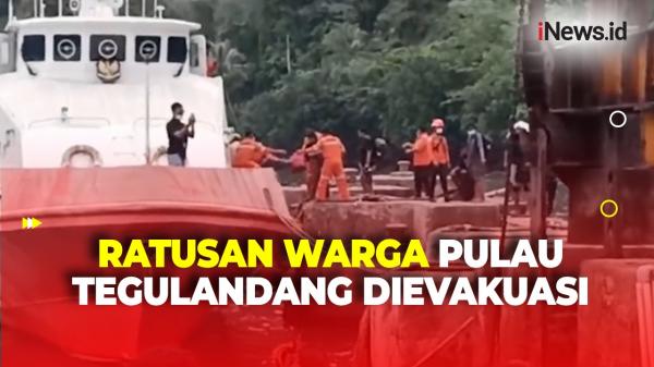 Terdampak Erupsi Gunung Ruang Basarnas Evakuasi Ratusan Warga Pulau