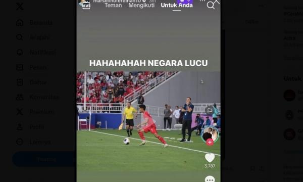 Marselino Ferdinan Komentar mengejutkan Marselino Ferdinan usai dihujat netizen (foto: IST)