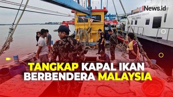 Curi Ikan di Selat Malaka, KKP Sergap Kapal Ikan Asing Berbendera Malaysia<