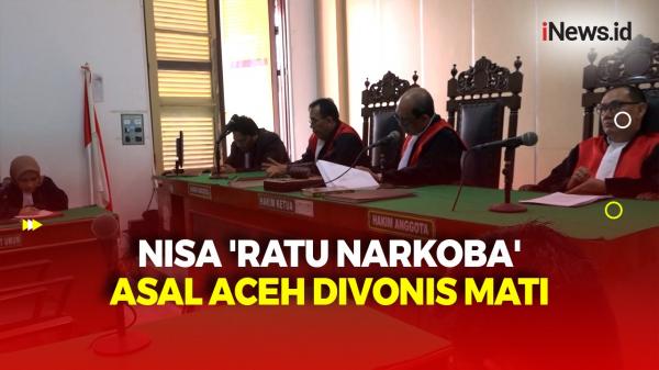 Nisa Si Ratu Narkoba Asal Aceh Divonis Hukuman Mati di PN Medan <