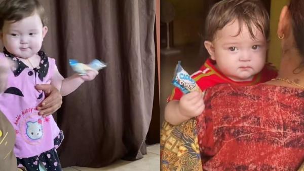 Viral Balita Berparas Bule padahal Ibu dan Bapak Orang Minang Asli, Netizen: Gemoyy!