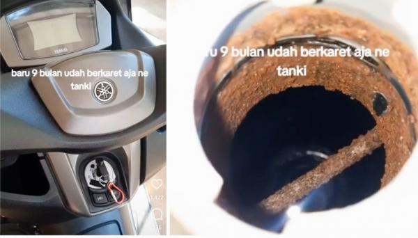 Viral Tangki Bensin Yamaha NMax Berkarat, Netizen Bingung: Apa karena Jarang Isi Full?