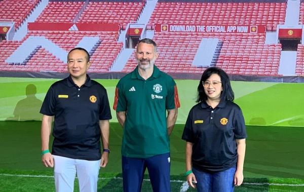 Legenda Manchester United, Ryan Giggs, mengunjungi Jakarta, Sabtu (18/5/2024). (Foto: MPI/Rio Eristiawan)