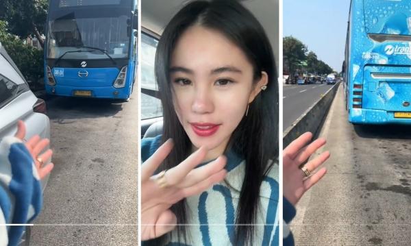 Selebgram Zoe Levana Minta Simpati Setelah Terobos Jalur Busway, Netizen:  Minta Surat Tilang