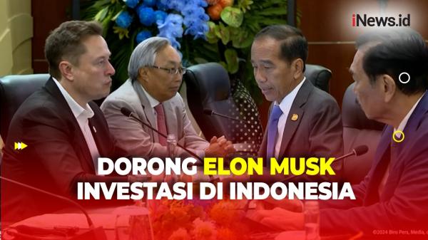 Gelar Pertemuan Dengan Elon Musk Di Bali, Jokowi Dorong Investasi ...