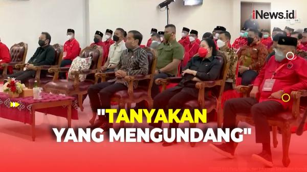 Tak Diundang Ke Rakernas PDIP, Ini Tanggapan Jokowi