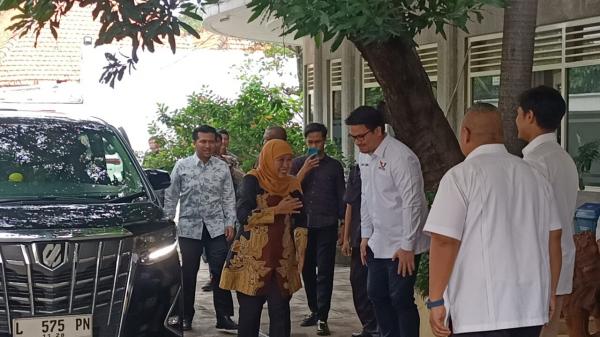 Ketua Pemuda Perindo Sambut Kehadiran Khofifah dan Emil di Kantor DPP