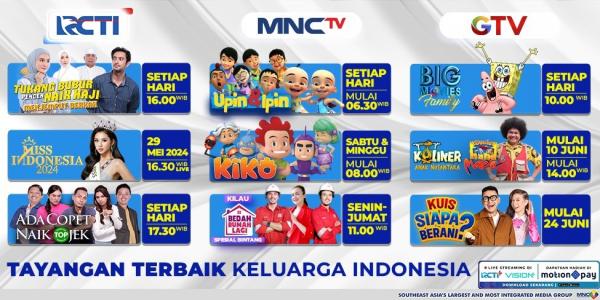 Rangkaian Program Terbaik dari Pagi Sampai Sore untuk Keluarga Indonesia