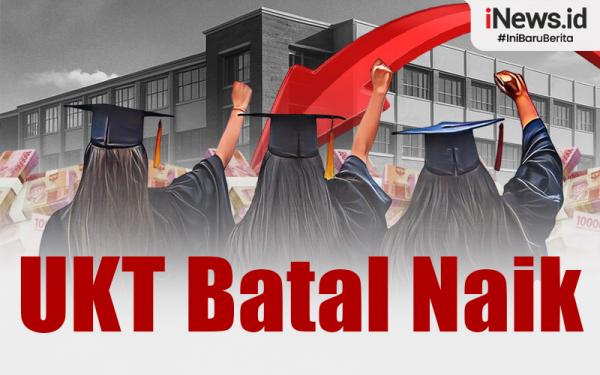 Infografis Nadiem Umumkan UKT Batal Naik Tahun Ini