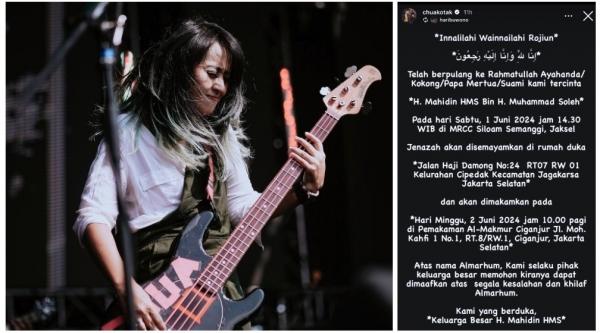 Kabar Duka, Ayah Mertua Chua Kotak Meninggal Dunia