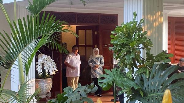 Khofifah-Emil Dardak Sambangi Rumah Prabowo, Dapat Restu Maju Pilgub Jatim?