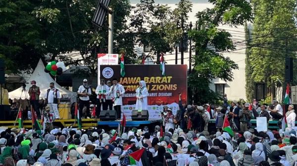 Orasi Ridwan Kamil di Aksi Massa: Semangat dari Bandung Indonesia Bela Palestina