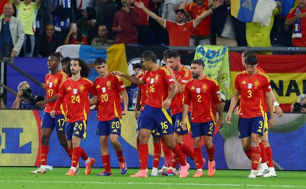 Timnas Spanyol Daftar tim lolos ke 16 Besar Euro 2024 menarik diulas. Timnas Spanyol jadi anggota terbaru. (Foto: REUTERS)