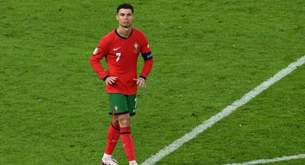 Cristiano Ronaldo Timnas Prancis menyingkirkan Portugal 5-3 via adu penalti pada perempat final Euro 2024 di Volksparkstadion, Sabtu (6/7/2024) dini hari WIB (Foto: REUTERS)