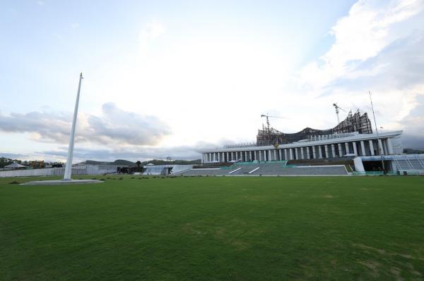 potret lapangan upacara di IKN siap digunakan (Dok. Badan Otorita IKN)