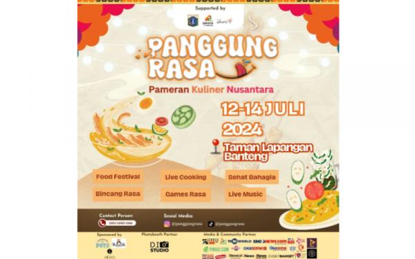 Panggung Rasa Indonesia 2024 akan Digelar, Sajikan Kenikmatan Kuliner Nusantara