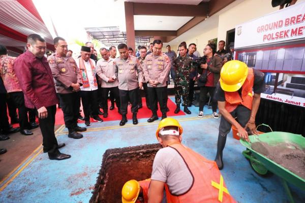 Gedung Direnovasi MNC Peduli, Kapolsek Menteng Janji Tingkatkan Layanan Masyarakat