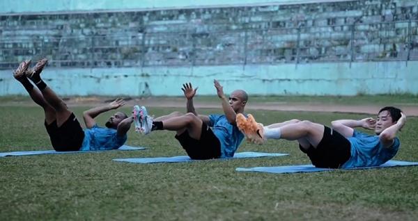Para pemain asing Arema FC berlatih di Malang, Selasa (16/7/2024). (Foto: Avirista Midaada)