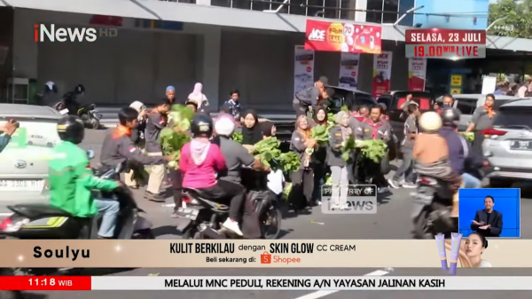 Bantu Petani, Mahasiswa Unimma Borong Sayur dengan Harga 3 Kali Lipat dan Dibagikan ke Masyarakat