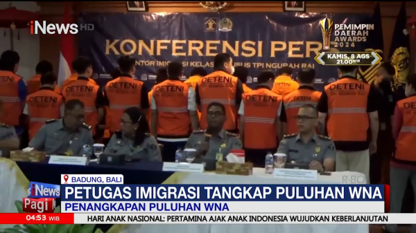 Imigrasi Ngurah Rai Bali Tangkap Puluhan WNA, Langgar Izin Tinggal Dan ...