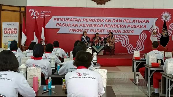 Momen Paskibraka Ikut Kelas Kepribadian sebelum Kibarkan Merah Putih di IKN