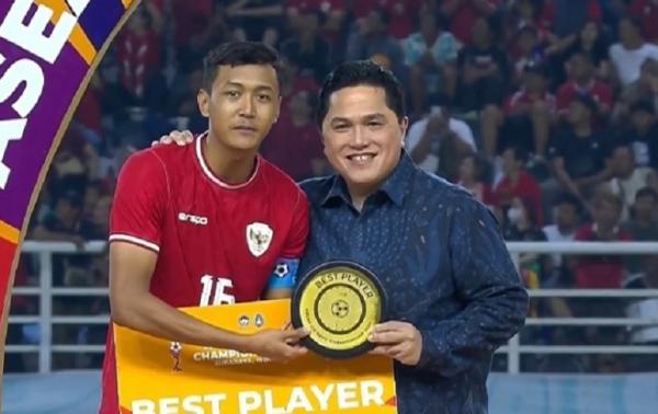 Dony Tri Pamungkas Daftar penghargaan individu Piala AFF U-19 2024 sudah diketahui. Sang juara Timnas Indonesia U-19 membawa pulang dua gelar. (Foto: IST)