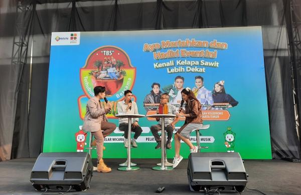Talkshow Terhubung Bersama Sawit Sesi talkshow di Terhubung Bersama Sawit. (Foto: iNews Media Group/Anindita)