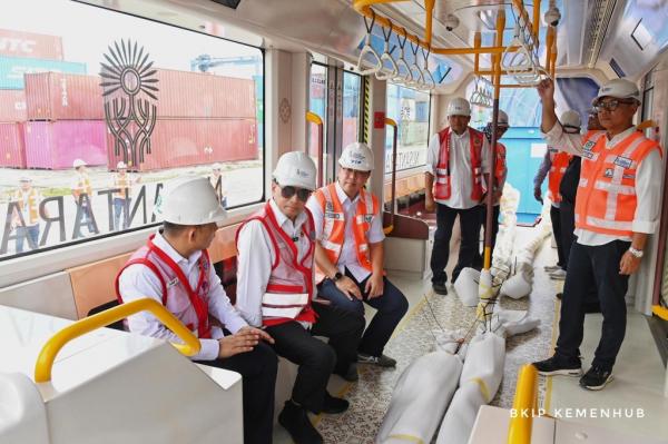 kereta tanpa awak di IKN akan diuji coba pada 5 Ag kereta tanpa awak di IKN akan diuji coba pada 5 Agustus (Dok. Kemenhub)