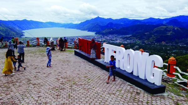 Wisata di Aceh Tengah Pantan Terong merupakan destinasi wisata alam yang semakin populer di Aceh Tengah, terletak di puncak bukit Dataran Tinggi Gayo Takengon. (Foto: Dok. Pemkab Aceh Tengah).