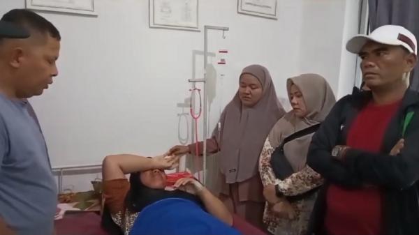 Asliani Siregar, guru renang wanita menjadi korban penganiayaan oleh pelatih di kolam renang di Kisaran, Asahan, Sumatera Utara. (Foto: Ulil Amri).