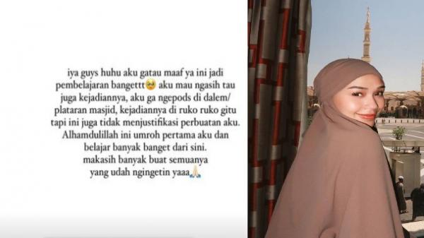 Viral Selebgram Lula Lahfah Bawa Pods ke Tanah Suci, Diteriaki Haram Malah  Ketawa!