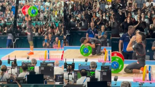 Rizky Juniansyah berhasil sumbang emas untuk Indonesia di Olimpiade Paris 2024