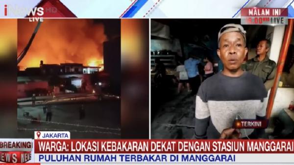 Kebakaran Hebat di Manggarai Jaksel, Diduga gegara HP Meledak di Kasur