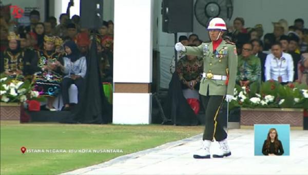 Kolonel Inf. Nur Wahyudi didapuk menjadi Komandan Upacara Peringatan Detik-Detik Proklamasi Kemerdekaan Republik Indonesia. (Foto Setpres).