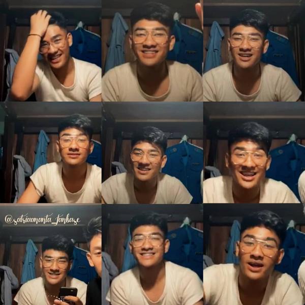 Satria Ananta selfie dengan 9 pose