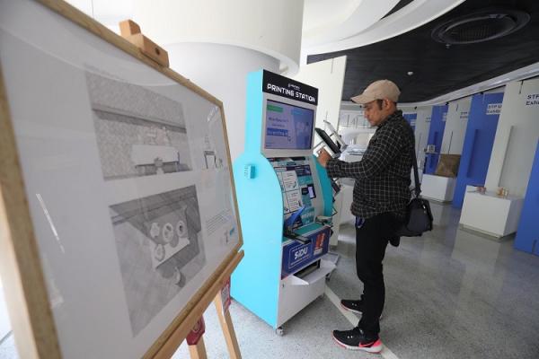 Printbox hasil inovasi UI untuk mencetak dokumen. (Foto: iNews Media Group/Aldhi Chandra Setiawan)