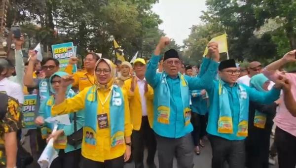 Daftar Pilkada ke KPU, Benyamin-Pilar Ingin Wujudkan Tangsel Unggul, Inovatif dan Lestari