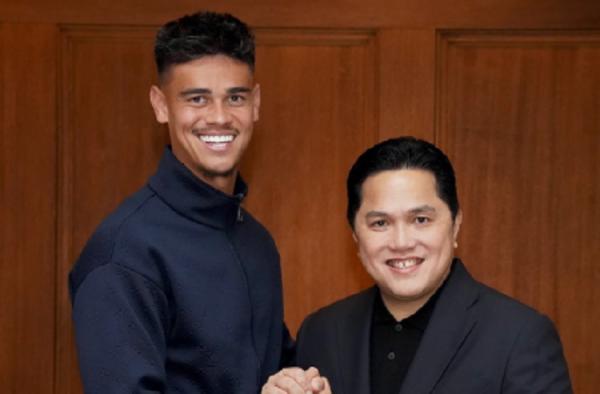 Calon pemain naturalisai Timnas Indonesia Mees Hilgers. (Foto: Instagram/erickthohir)