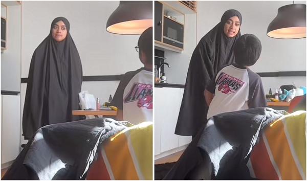 viral parenting ayudia yang terekam kamera Ditto. (Foto: TikTok)